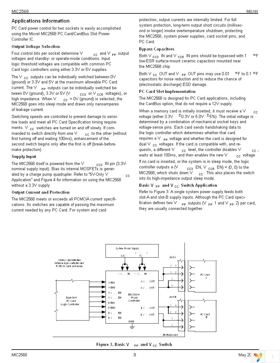 MIC2568-0YSM TR Page 8